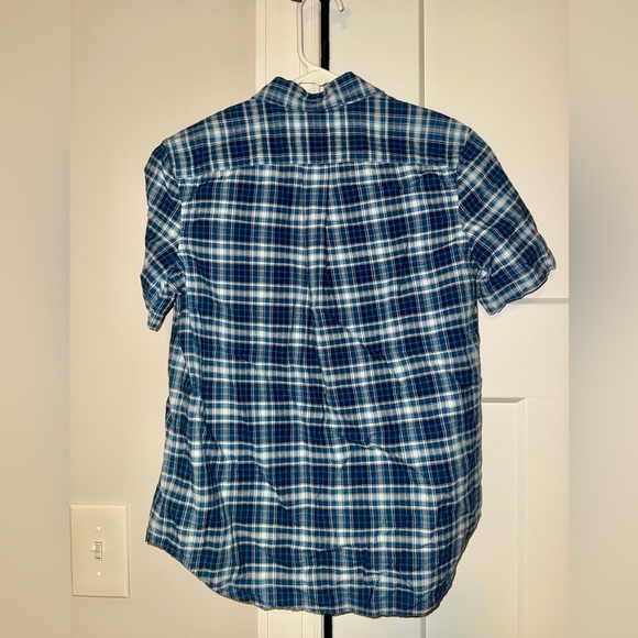 Ralph Lauren Blue Plaid Button Down Shirt Kids - Picture 2 of 4